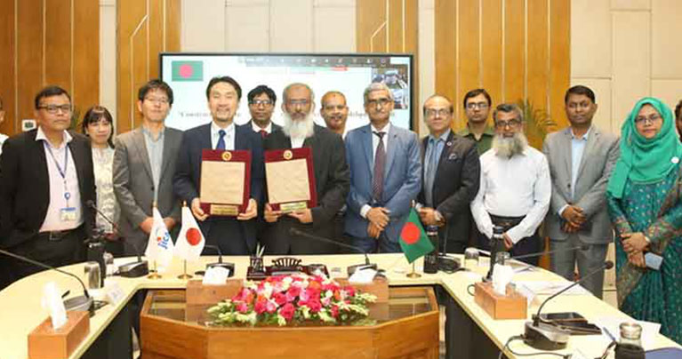 জয়দেবপুর-ঈশ্বরদী ডুয়েল গেজ ডাবল লাইন নির্মাণে জাইকার সঙ্গে চুক্তি