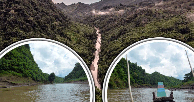 বর্ষায় দেখে আসুন তৈন খালের সৌন্দর্য